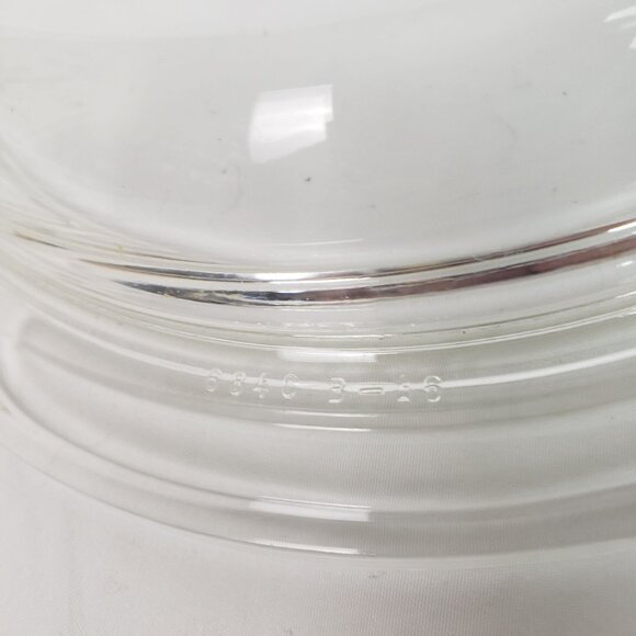 VINTAGE Pyrex 684C B-16 Clear Pie Plate Baking Dish Replacement Lid 8" X 1.25" - Picture 7 of 8
